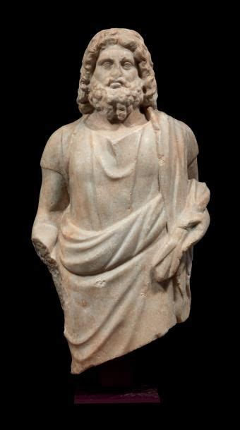 Jupiter SÉrapis Statue Représentant Le Dieu Lot 59 Pierre Bergé
