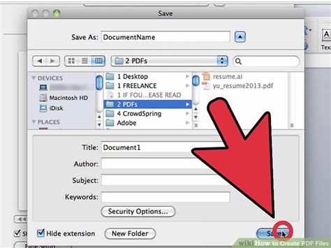 Maybe you would like to learn more about one of these? 4 Ways to Create PDF Files - wikiHow