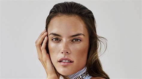 Model Alessandra Ambrosio On How To Wear Stripes On Stripes Fashion