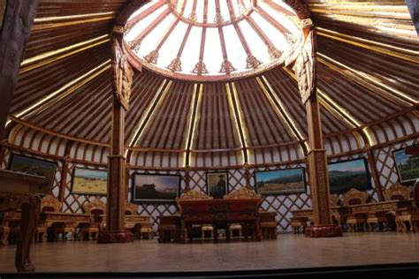 Traditional Mongolian Yurt Interior
