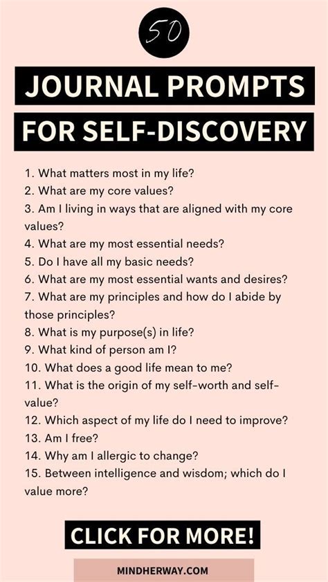 50 Self Discovery Questions To Ask Yourself For Personal Growth These