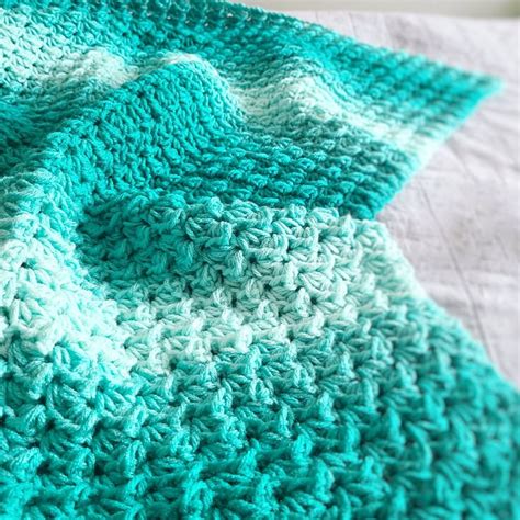 Ombre Crochet Blanket Pattern In Eight Sizes Easy Crochet Patterns