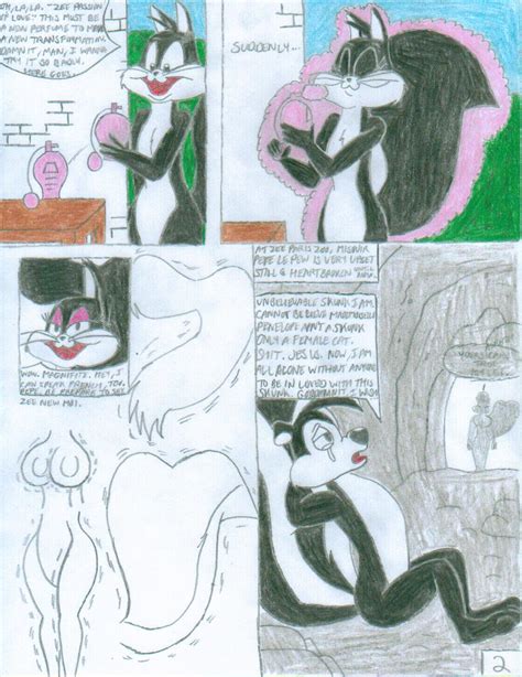 Post Comic Looney Tunes Penelope Pussycat Pepe Le Pew SHREKRULEZ