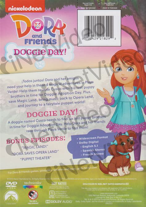 Dora And Friends Doggie Day On Dvd Movie