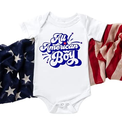 All American Boy Baby Boy 4th Of July Outfit First Fourth