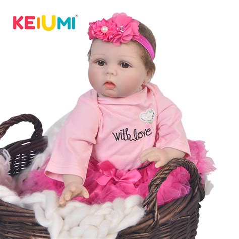 Keiumi Reborn Baby 55 Cm Diy Toy Realistic 22 Silicone Reborn Baby Doll