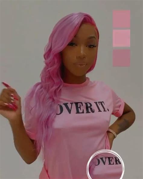 𝐏𝐈𝐍𝐁𝐀𝐃𝐆𝐀𝐋📌 Video Pink Hair Pastel Pink Hair Baddie Hairstyles