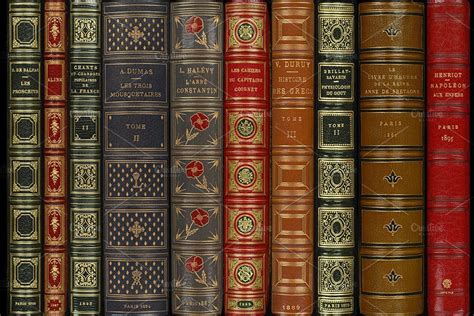 Ad Antique Book Spines By Blue Line Design On Creativemarket 65