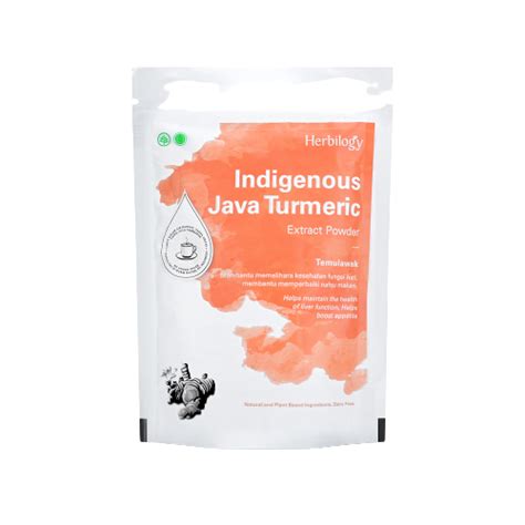 Herbilogy Java Turmeric Temulawak Extract Powder 100 Gr Sesa