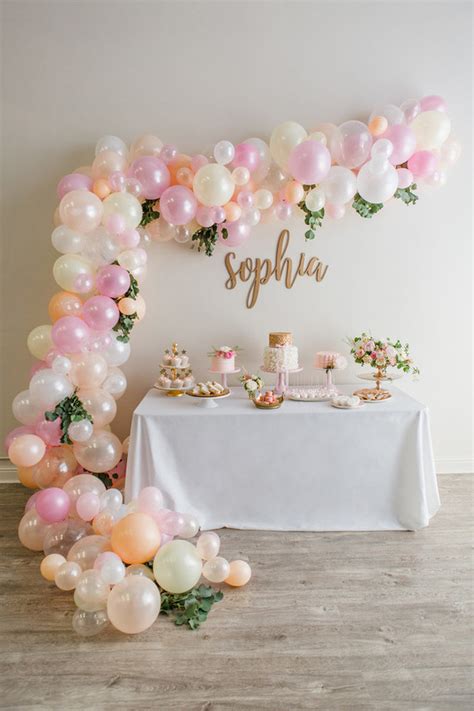 Dessert Table Balloon Installation Wedding And Party Ideas 100 Layer Cake