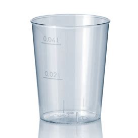 Vaso De Pl Stico Transparente Ps Cristal Ml Uds