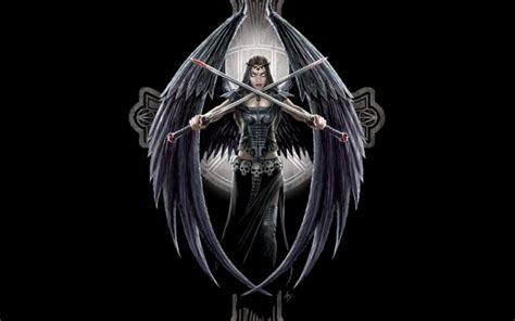 Dark Fantasy Angel Art Artwork Evil F Wallpaper 1920x1200 695537