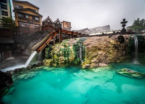 Kusatsu Hot Springs Gunma Prefecture Japan Stock Image Image Of