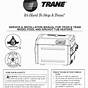 Trane Heat Pump Installation Manual