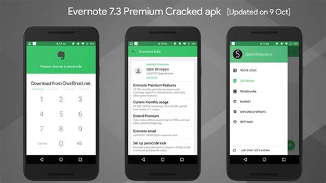 Evernote Premium 7.3 Crack Mod apk app free download hack