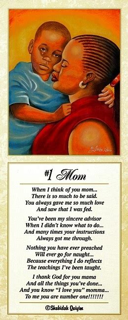 1 Mom By Lester Kern And Shahidah We Offer This Art Print Framed And Its Never Failed To