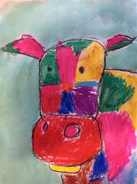 Fauvist Cows~ By Prep Foundation Primary School Art