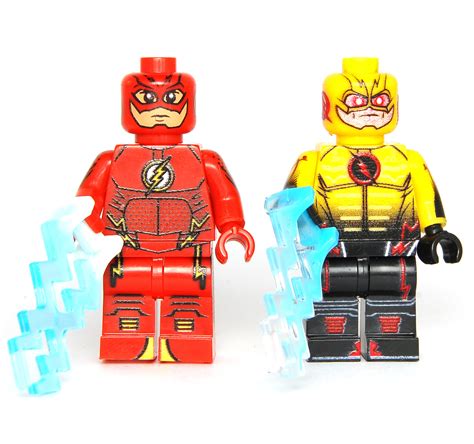 Flash Reverse Flash Minifigures Custom Minifig Toy Building Block Super Heroes Other