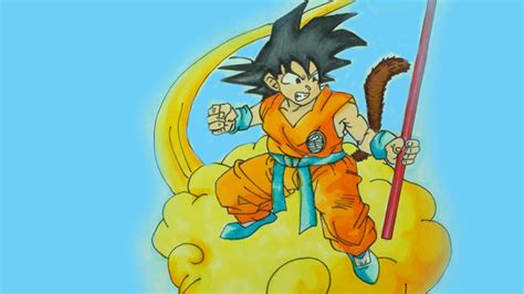 Goku On Nimbus From Dragon Ball Z By Tommyclancyx4 On Deviantart