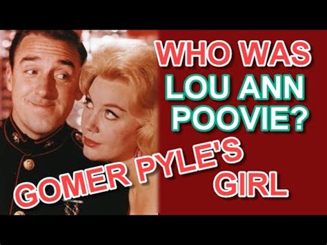 Who Was LOU ANN POOVIE Gomer S Girl On GOMER PYLE USMC YouTube