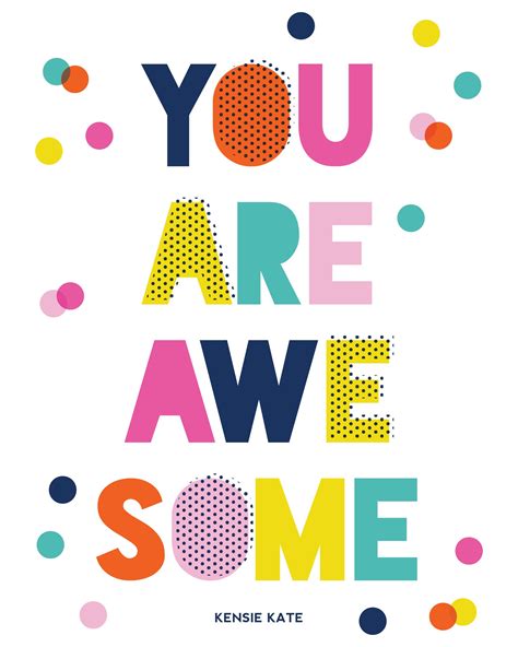 You Are Awesome Giclee Print Congratulations