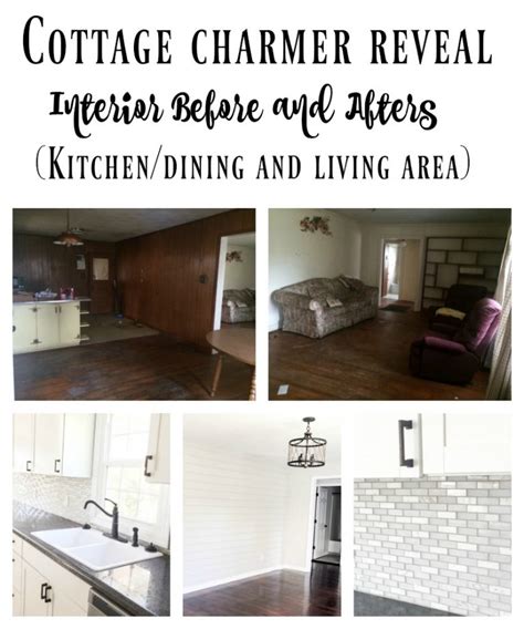 Cottage Charmer Interior Reveal~kitchen Dining And Living Area Re