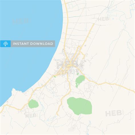 Printable Street Map Of Singkawang Province West Kalimantan Indonesia