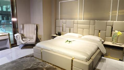 Luxury Italian Bedroom Set Furniture King Size Modern Italian Latest