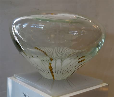 Art Glass Vase Signed