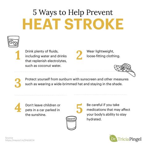 5 Ways To Help Prevent Heat Stroke Heat Stroke Heat Exhaustion Prevent Heat