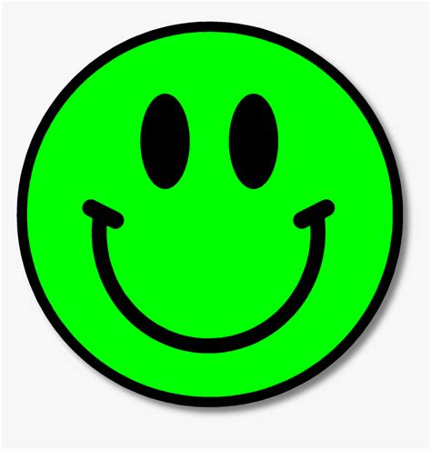 Happy Face Symbol Green Smiley Face Emoji Hd Png Download Kindpng