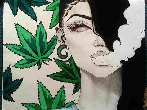 Drawings Of Girls Smoking Weed Smoking Girl Tumblr Hd Wallpaper Pxfuel