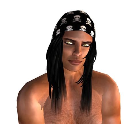 6 pcs men's hair band headband hair hoop band black wavy metal hoop accessory. Second Life Marketplace - Stone Mens Black Hair skull and ...