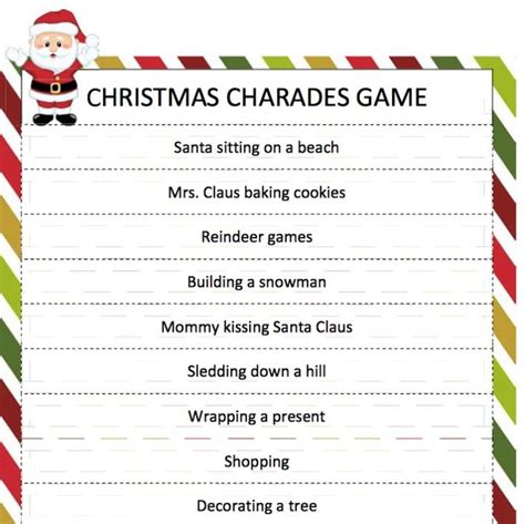 Christmas Charades Game Part 1 And 2 The Whole Picture Did Not Fit