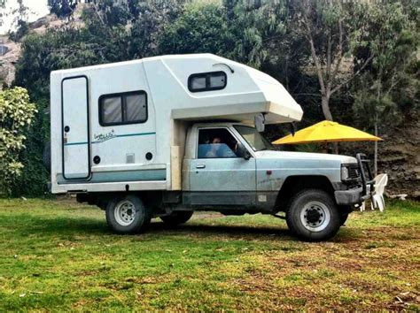 Nissan Patrol Pickup And A French Camper 4x4 Camper Pinterest