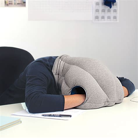 It is very convenient snooze and sleep aid over desk, sleep more comfortable. The Power Nap Head Pillow - Hammacher Schlemmer