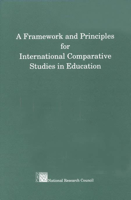 A Framework And Principles For International Comparative Studies In