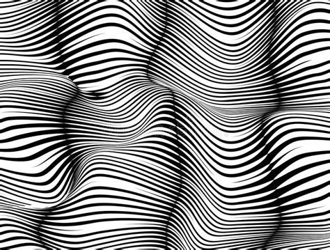 Abstract Wave Zebra Pattern Background Vector Illustration Stock