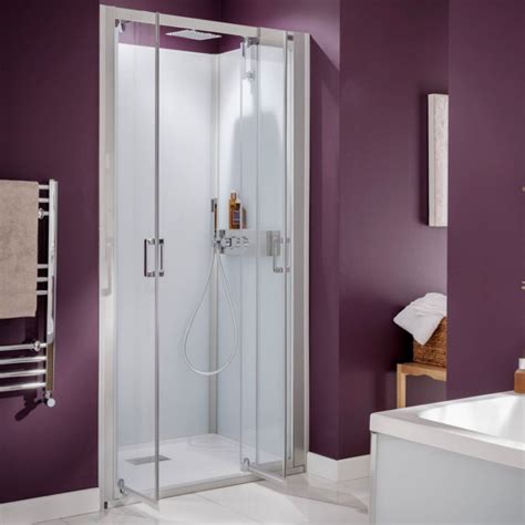 A free standing shower only needs to attach to one wall for plumbing. Kinedo Kinemagic Design Shower Cubicle with Outward ...