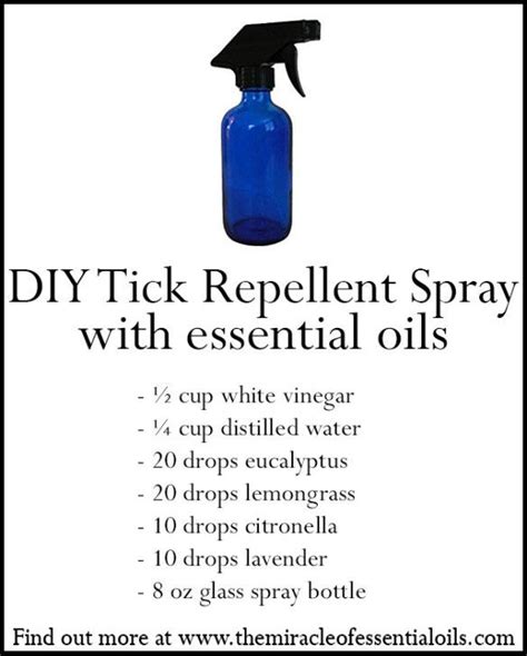 diy essential oil tick repellent spray | Tick repellent essential oils ...