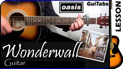 How To Play Wonderwall Oasis 🇬🇧 Guitar Lesson 🎸 Guitabs 087