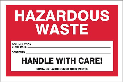 Hazardous Waste Labels Hazardous Waste MHZW15PSP