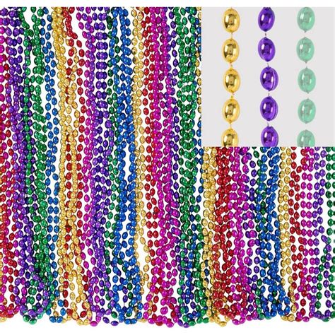 Multicolor Bead Necklaces 50ct Party City