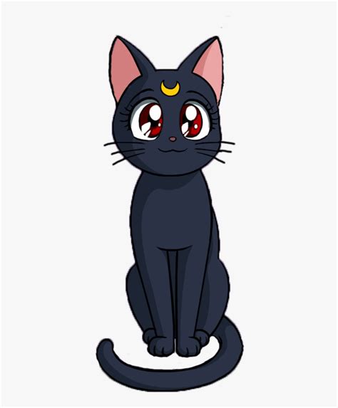 Luna Sailor Moon Cat Png 845702
