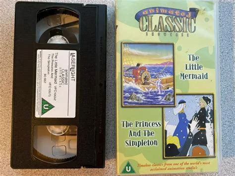 Rare Childrens Vhs Video Animated Classic Showcase The Little Mermaid