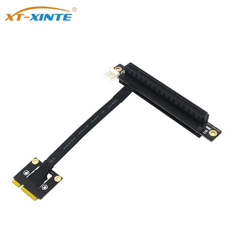 XT XINTE Add On Card 270 Mini PCIe To PCI E 1X 4X 8X 16X Adapter Cable Riser Mini PCIe To PCI