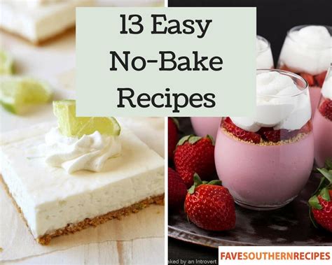 No-Bake Dessert: 13 Easy No-Bake Recipes ...