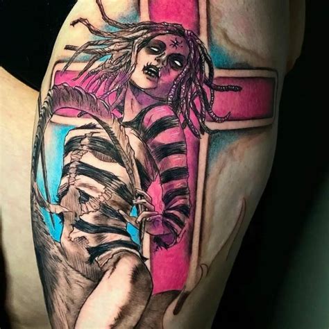 11 spooky rob zombie tattoo designs that can be your favorite this season