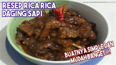 Tinorangsak or tinoransak is an indonesian hot and spicy meat dish that uses specific bumbu (spice mixture) found in manado cuisine of north sulawesi, indonesia. Resep Rica Rica Daging Sapi Praktis Dan Enak - YouTube