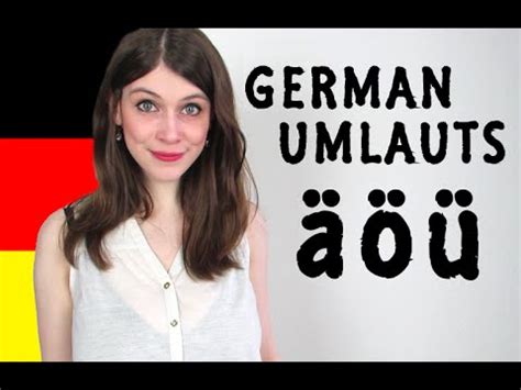 Press and hold option + u > type the letter or use the character viewer program. GERMAN UMLAUTS for Dummies - How To Pronounce Ä, Ö, Ü ...